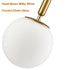 Mid Century Plug in Pendant Lighting with Cord 8 Inch